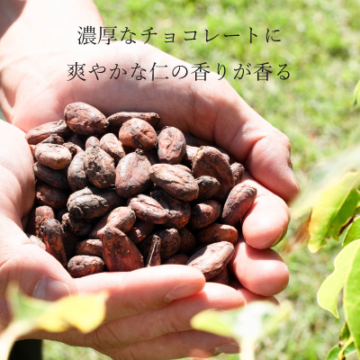 濃厚なチョコと爽やかな仁の香り