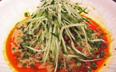 黒胡麻冷やし担担麺