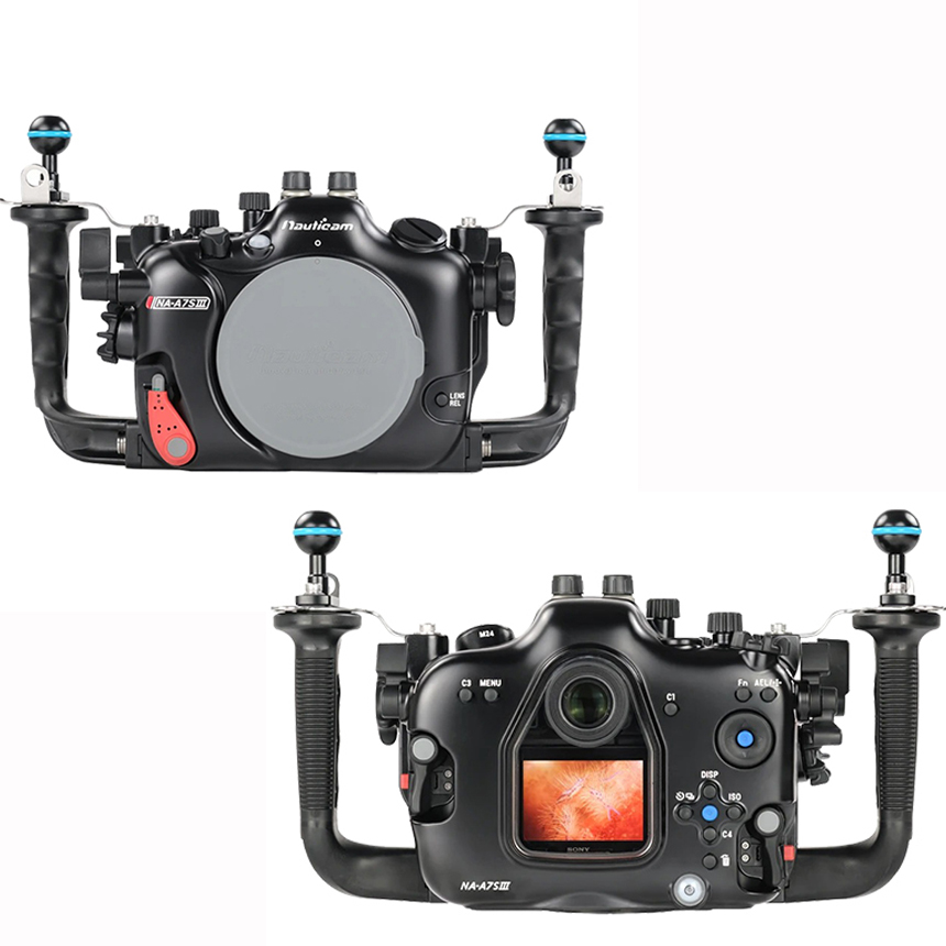 ミラーレス一眼レフカメラ防水ケース(SONY α7S III対応)A7S IIIハウジング