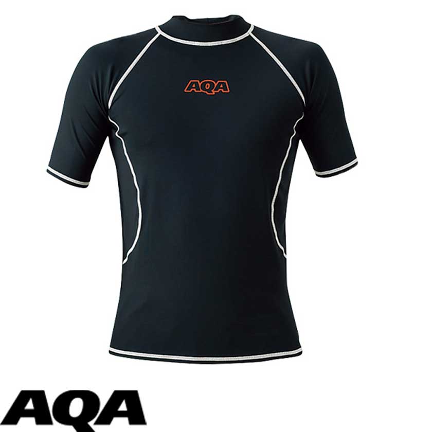 AQA（アクア）UVDRYラッシュガードショートメンズKW-4600