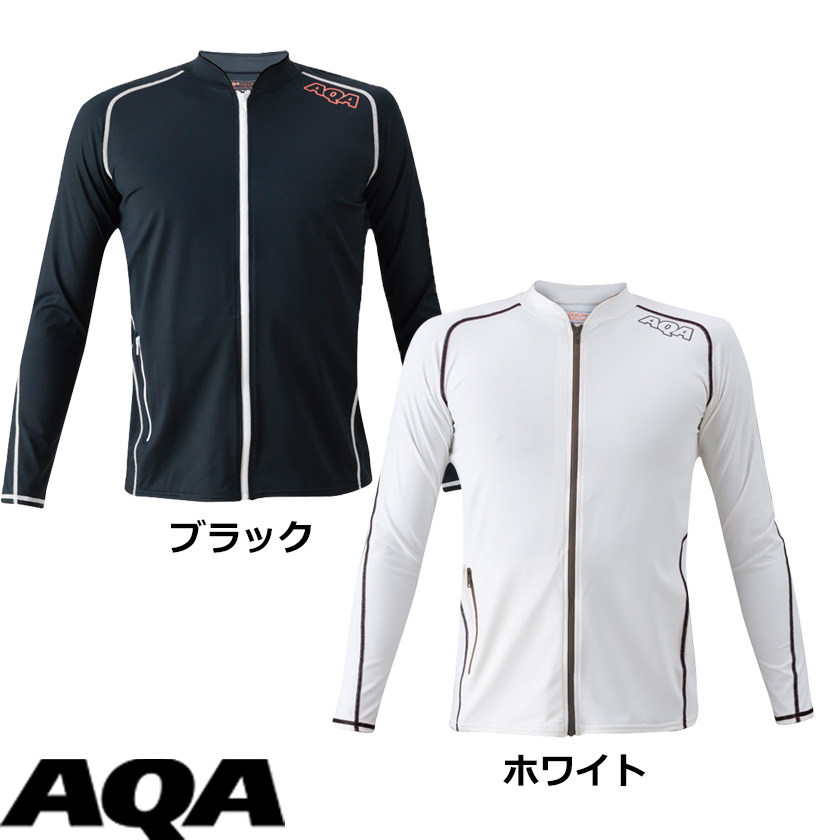 AQA（アクア）UVスイムジップロング メンズ　KW-4603