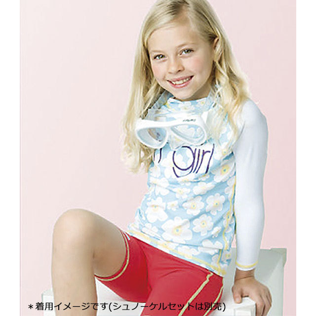 AQA（アクア）シーラックス　ラッシュガードロングジュニア2長袖KW-4501A