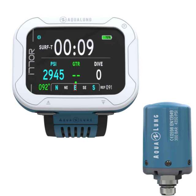AQUALUNG(アクアラング)i770R WT/PETROLトランスミッター2付