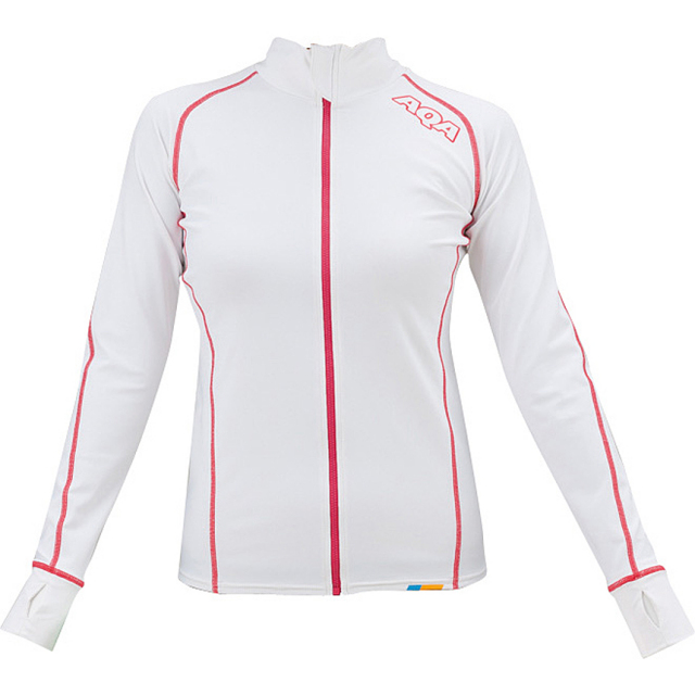 ラッシュガードaqa Uvスイムジップレディースkw 4606 おすすめ 激安 ダイビング器材 シュノーケル用品販売東京 アクオス