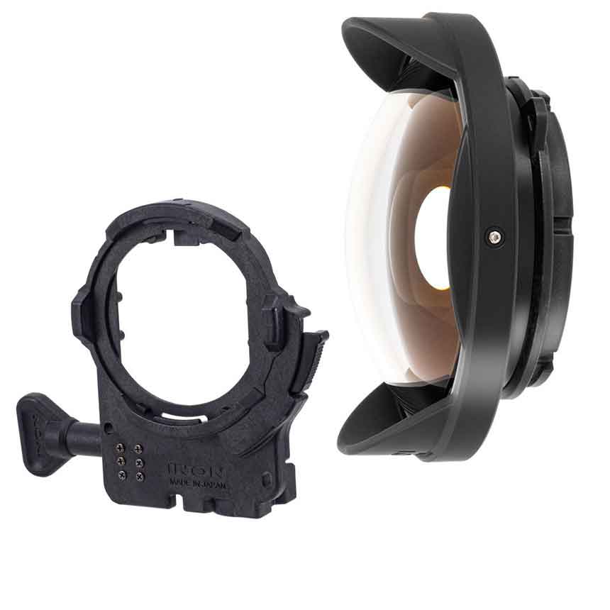 INON（イノン）DJI Osmo Action 5 Pro用　水中セミフィッシュアイコンバージョンレンズUFL-G140 ZDフロントマスクセット