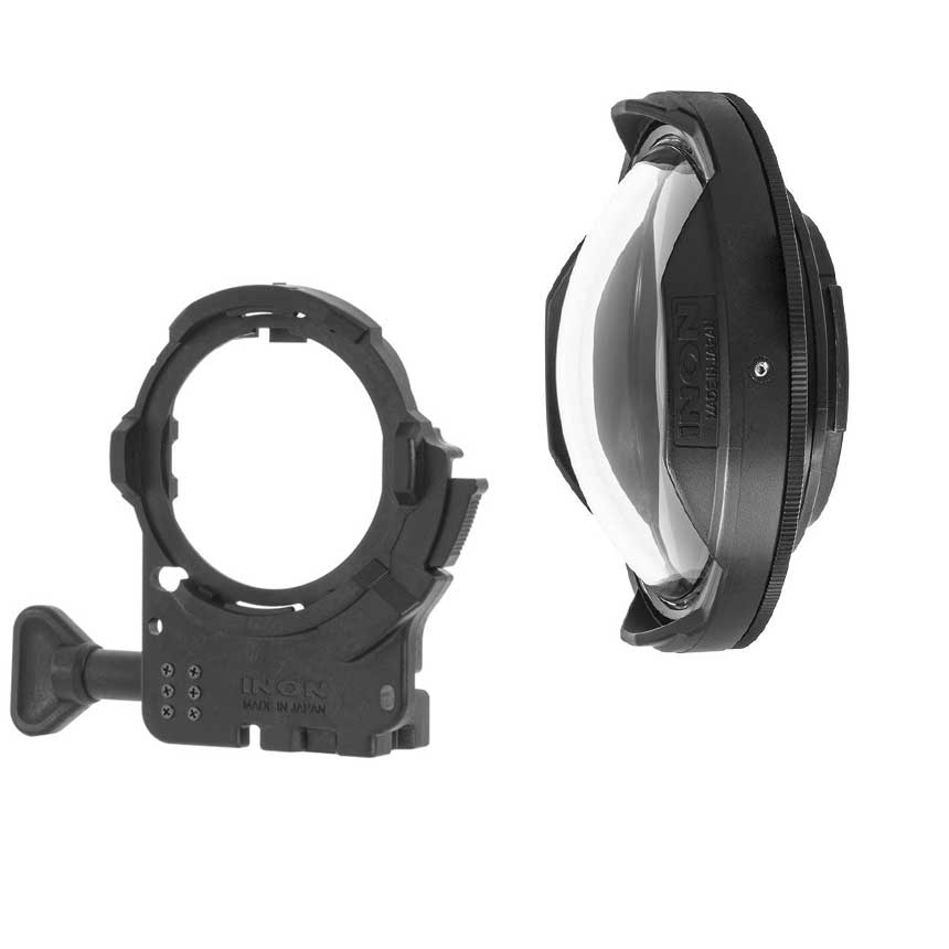 INON（イノン）DJI Osmo Action6用　水中セミフィッシュアイコンバージョンレンズUFL-GR140 ZDフロントマスクセット