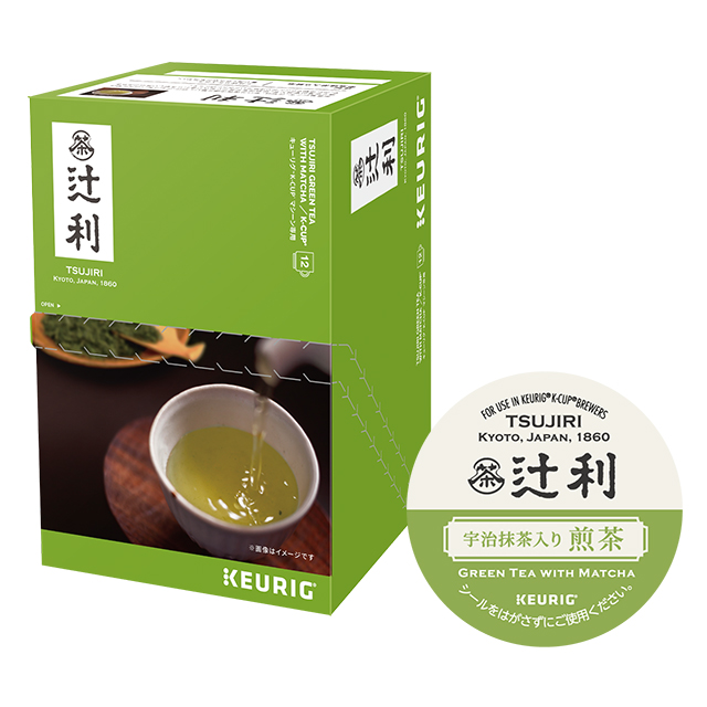 KEURIG K-Cup キューリグ Kカップ 辻利 宇治抹茶入り煎茶 12個入