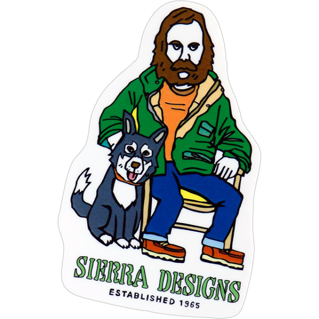 SIERRA DESIGNS シエラデザインズ STICKER ステッカー【別注 Lサイズ】1枚入り