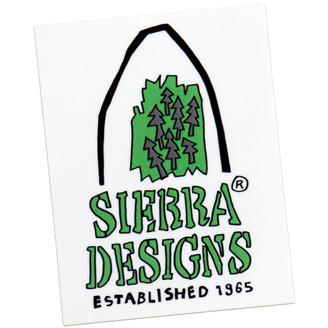 SIERRA DESIGNS シエラデザインズ STICKER ステッカー【別注 Lサイズ】1枚入り