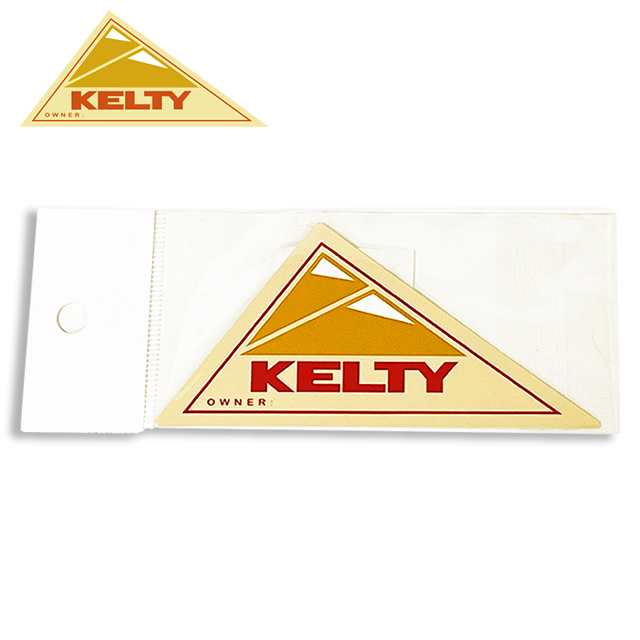 KELTY ケルティ LOGO STICKER Sサイズ 2023100 ステッカー 1枚入り