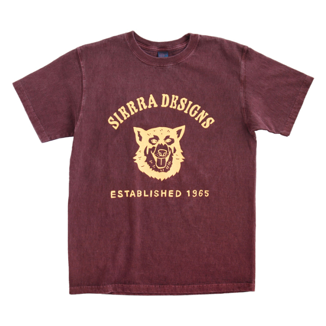 SIERRA DESIGNS シエラデザインズ Good On × SIERRA DESIGNS DOG TEE 931001/Bordeaux/Mandarin
