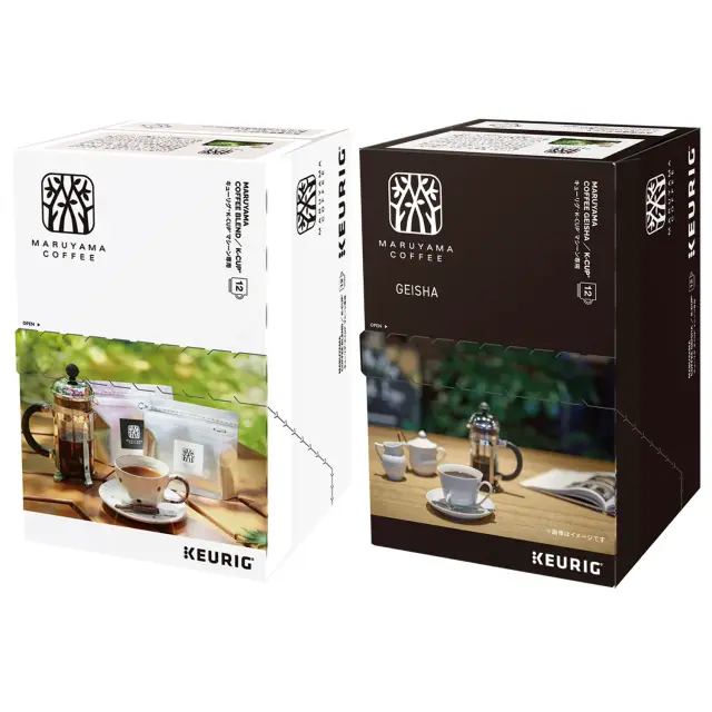 Keurig(キューリグ) K-Cup 2箱セット 24杯分　丸山珈琲セット　丸山珈琲のブレンド、丸山珈琲のゲイシャ