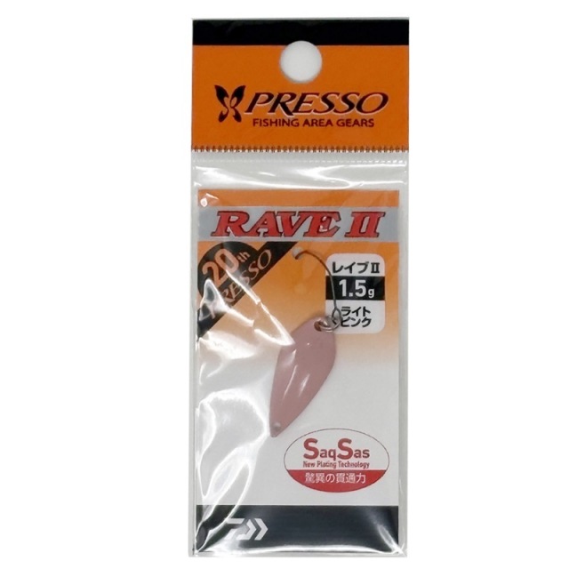 【在庫限り お買い得品】 ダイワ(Daiwa) プレッソ レイヴ2 1.5g ライトピンク【メール便可】