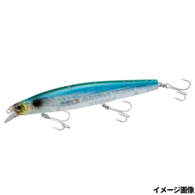 【在庫限り お買い得品】 シマノ(SHIMANO) シマノ×海洋堂 STRIKE FANTASY 藤五郎鰯 129F 005 Tブルーグリーン XM-X12V【メール便可】