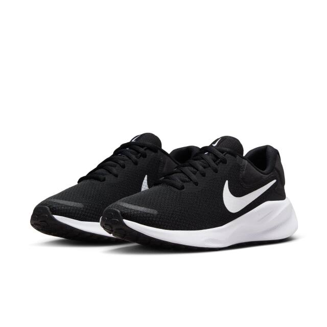 NIKE ナイキ ウィメンズ レボリューション 7 ウィメンズ ブラック/ホワイト FB2208-003