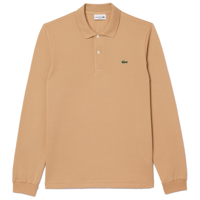 LACOSTE ラコステ オリジナルフィット 長袖 ポロシャツ L1312MJ-99/02S ベージュ