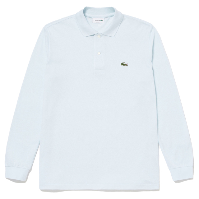 LACOSTE ラコステ オリジナルフィット 長袖 ポロシャツ L1312MJ-99/T01 ライトブルー