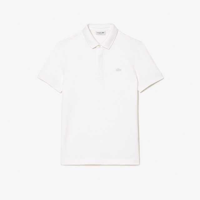 LACOSTE ラコステ レギュラーフィットストレッチパリポロシャツ(半袖) PH5522L/001 ホワイト