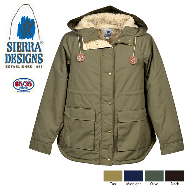 お値下中【新品】SIERRA DESIGNS 65/35 ウィメンズボアパーカー SIERRA DESIGNS シエラデザインズ 65/35 WOMEN'S BOA PARKA 6512