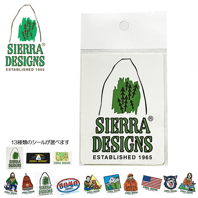 SIERRA DESIGNS シエラデザインズ STICKER ステッカー 1枚入り