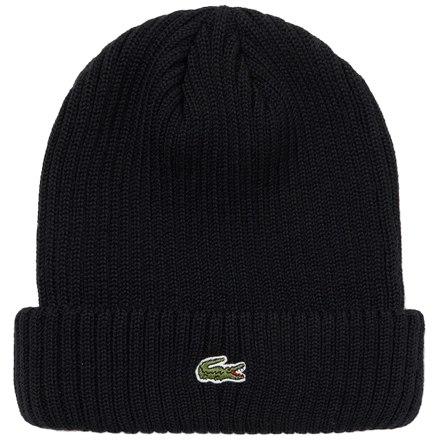 LACOSTE ラコステ ウールリブニットキャップ RK032J