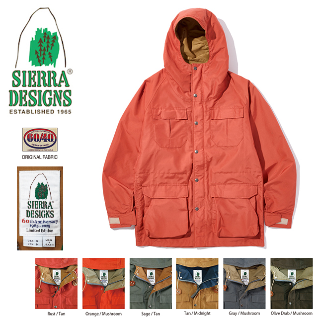 SIERRA DESIGNS シエラデザイン マウンテンパーカー USA製 L SIERRA DESIGNS（シエラデザイン）ORIGINAL MOUNTAIN PARKA