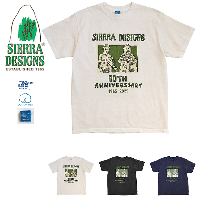 シエラデザインズ 「GoodOn × シエラGEORGE ANDBOBTEE」 Good On x SIERRA DESIGNS GEORGE AND BOB TEE | OTHER | ITEM