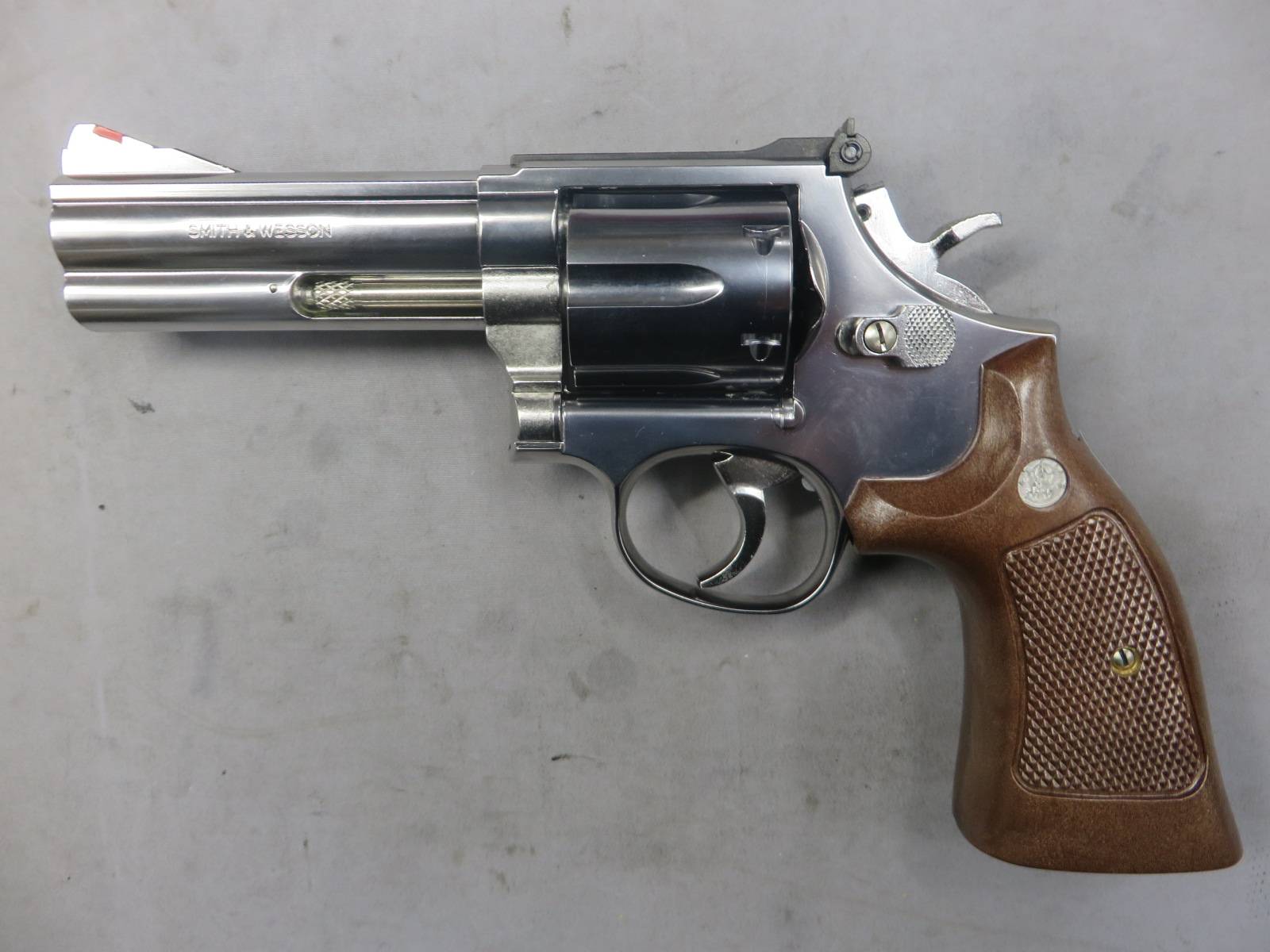 【マルシン】S&W M686 4in シルバー ABS プラグリップ　 モデルガン