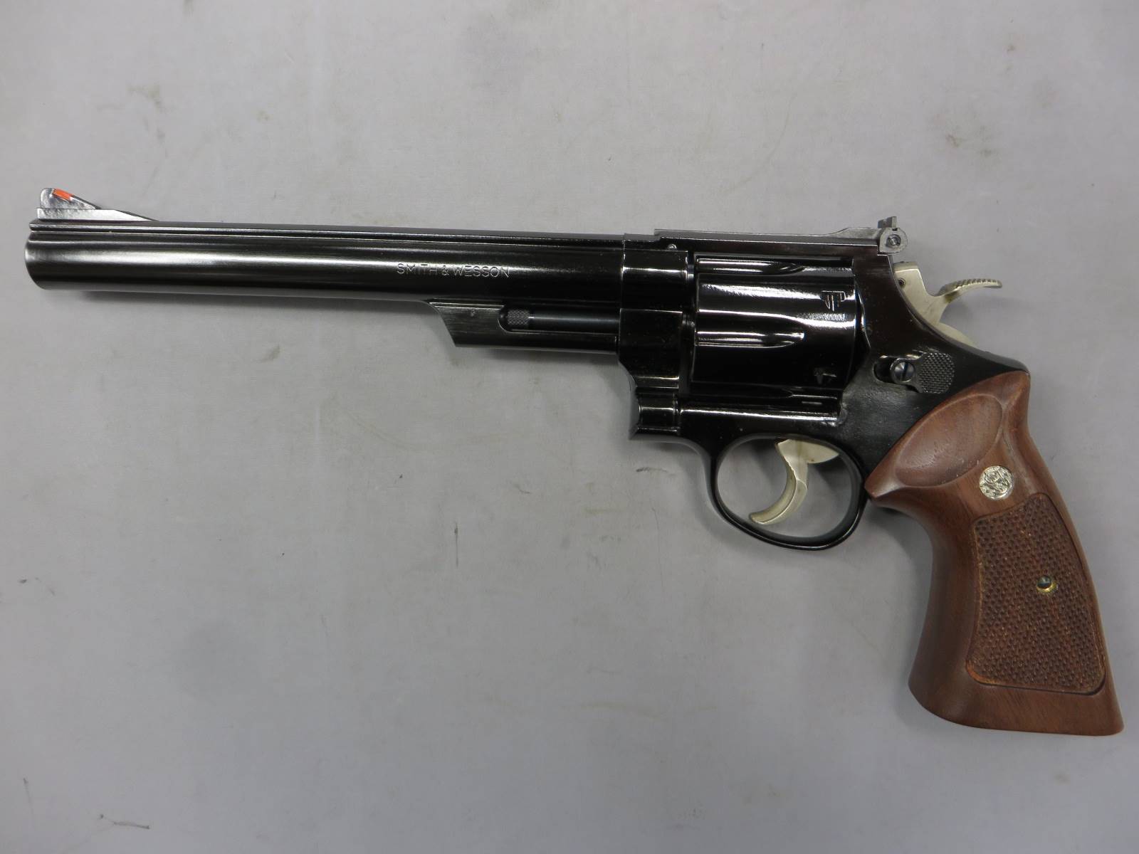 【タナカ】S&W M29 カウンターボアード トラヴィス 8 3/8in HW スチール ジュピターフィニッシュ・木製グリップ+Weight モデルガン