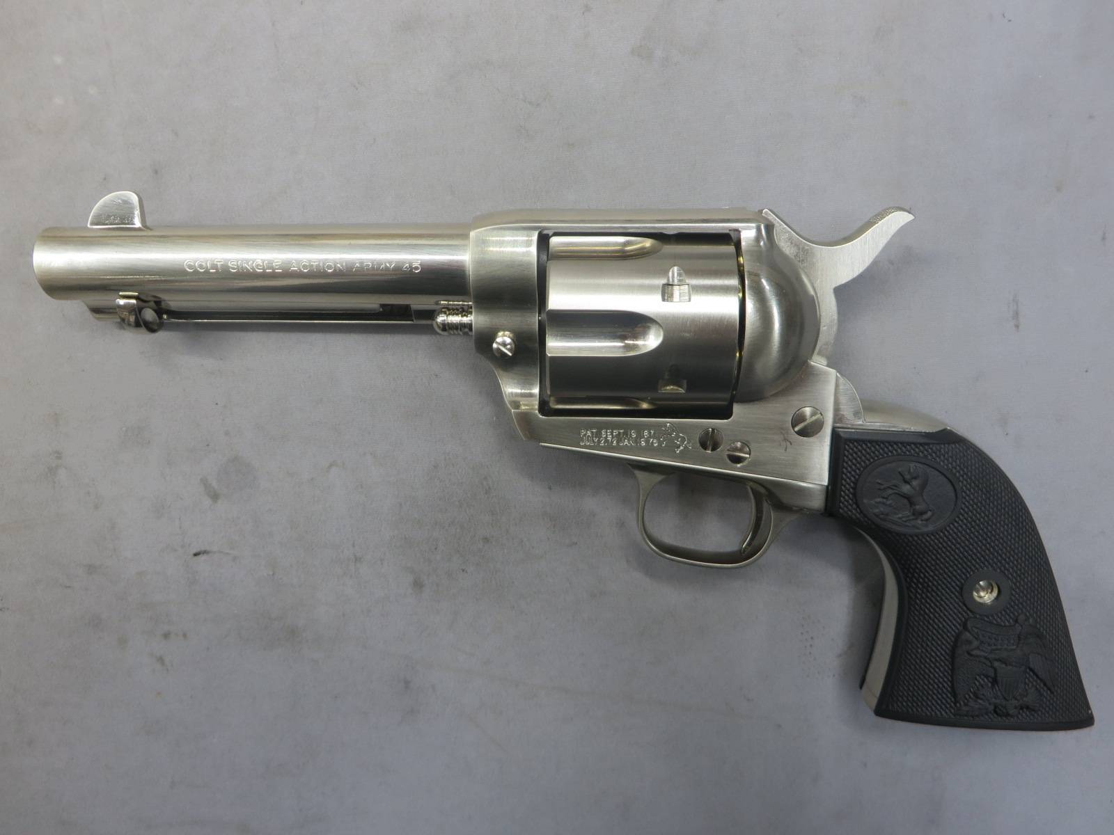 【タナカ】コルトSAA.45　D.C. シビリアン ニッケルジュピターフィニッシュ