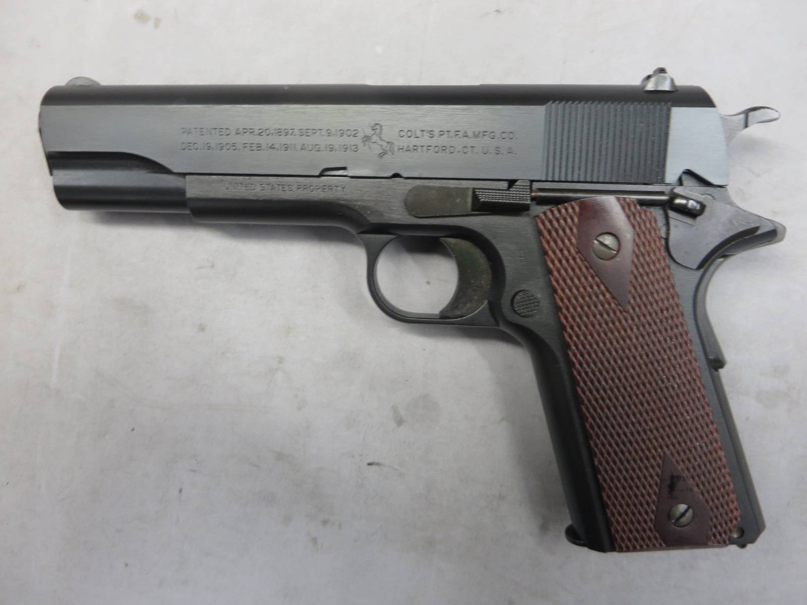 【ウエスタンアームズ】コルトM1911 ブラックアーミー ウッドグリップ