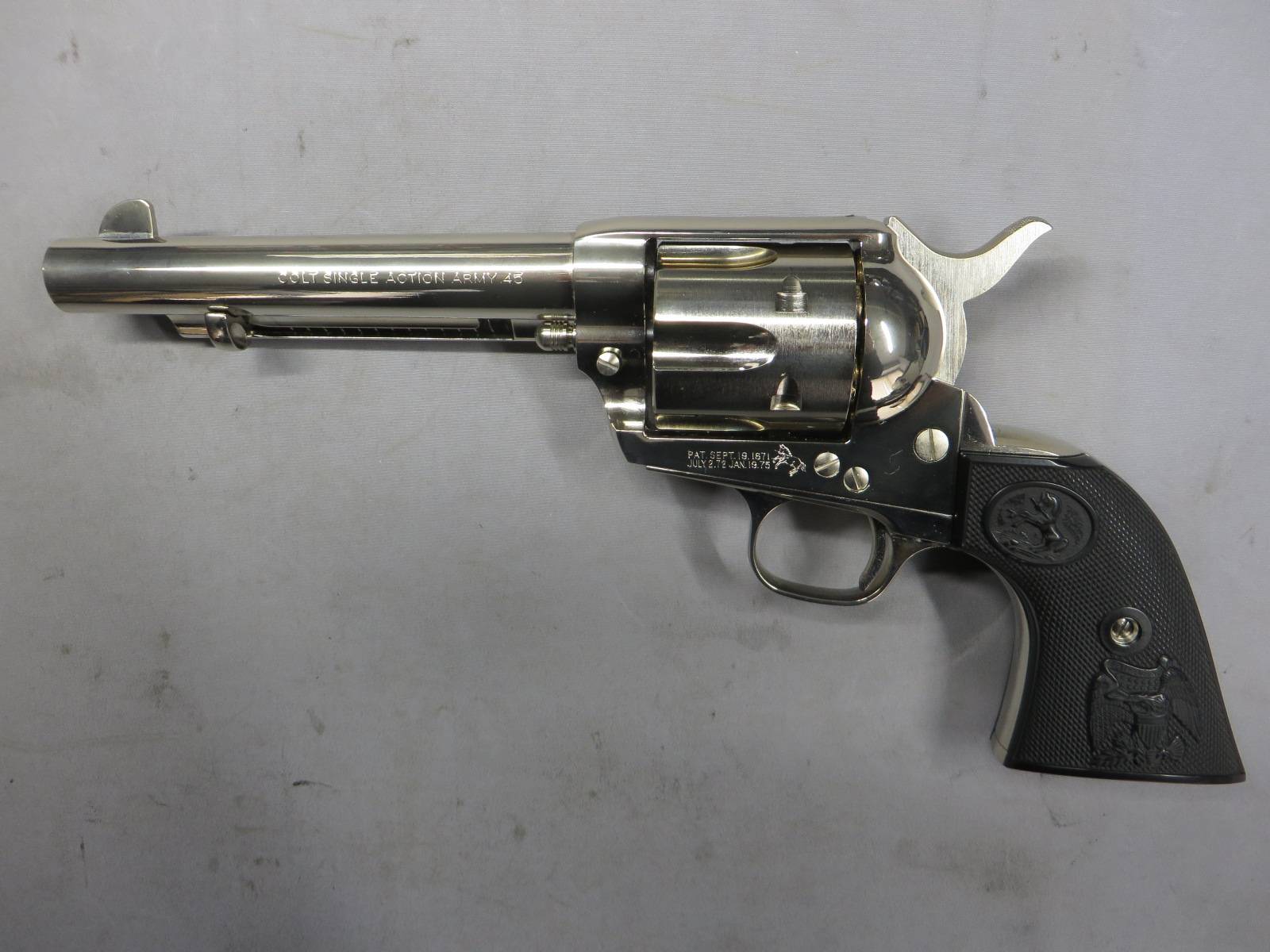 【タナカ】コルトSAA.45 2nd Gen 5 1/2 アーティラリー  ニッケルフィニッシュ ペガサス2