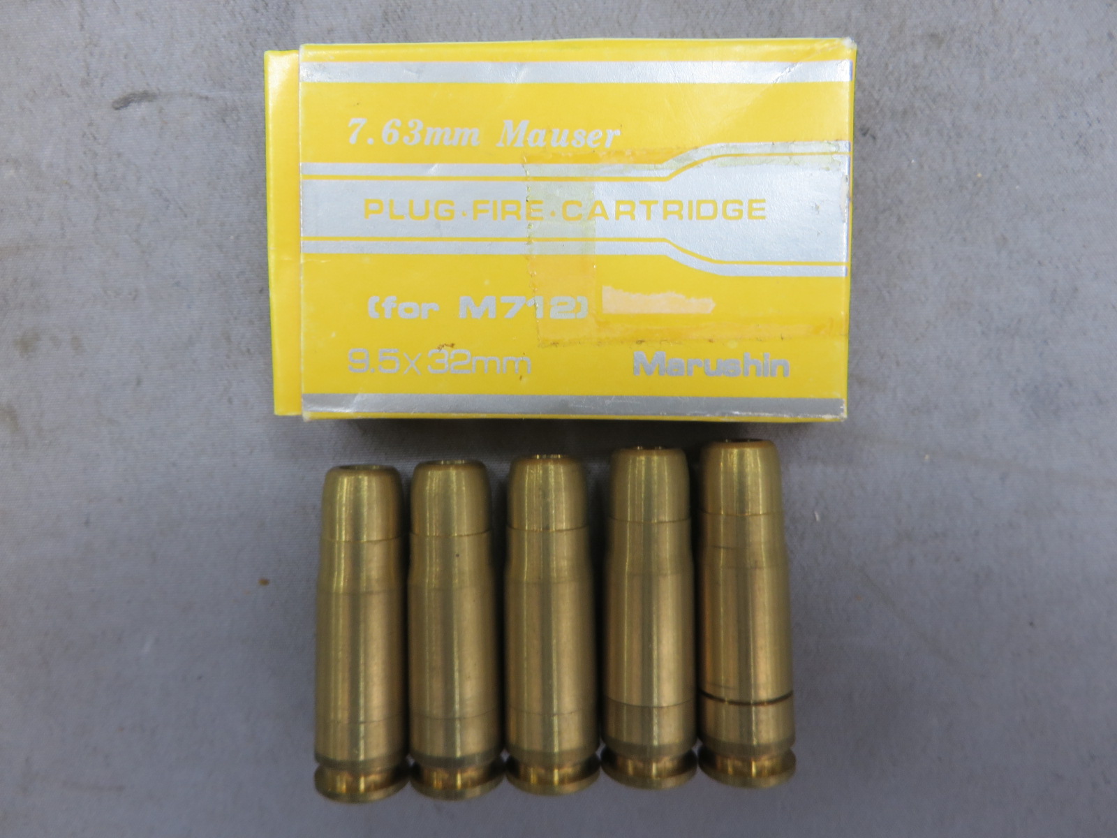 【マルシン】M712 7.63mm PLUG FIRE カートリッジ 5発