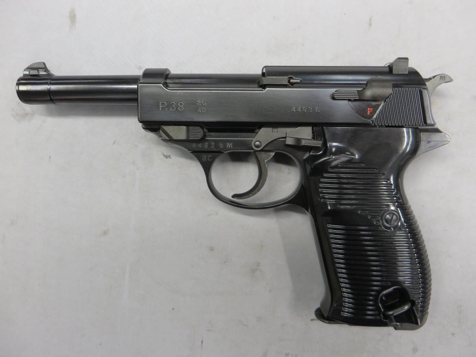 【マルゼン】ワルサーP38 ブラックメタル