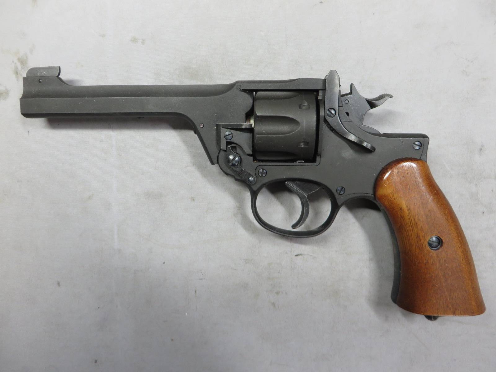 【マルシン】エンフィールド No.2 Mk1 ブラック HW 木製グリップ仕様 モデルガン