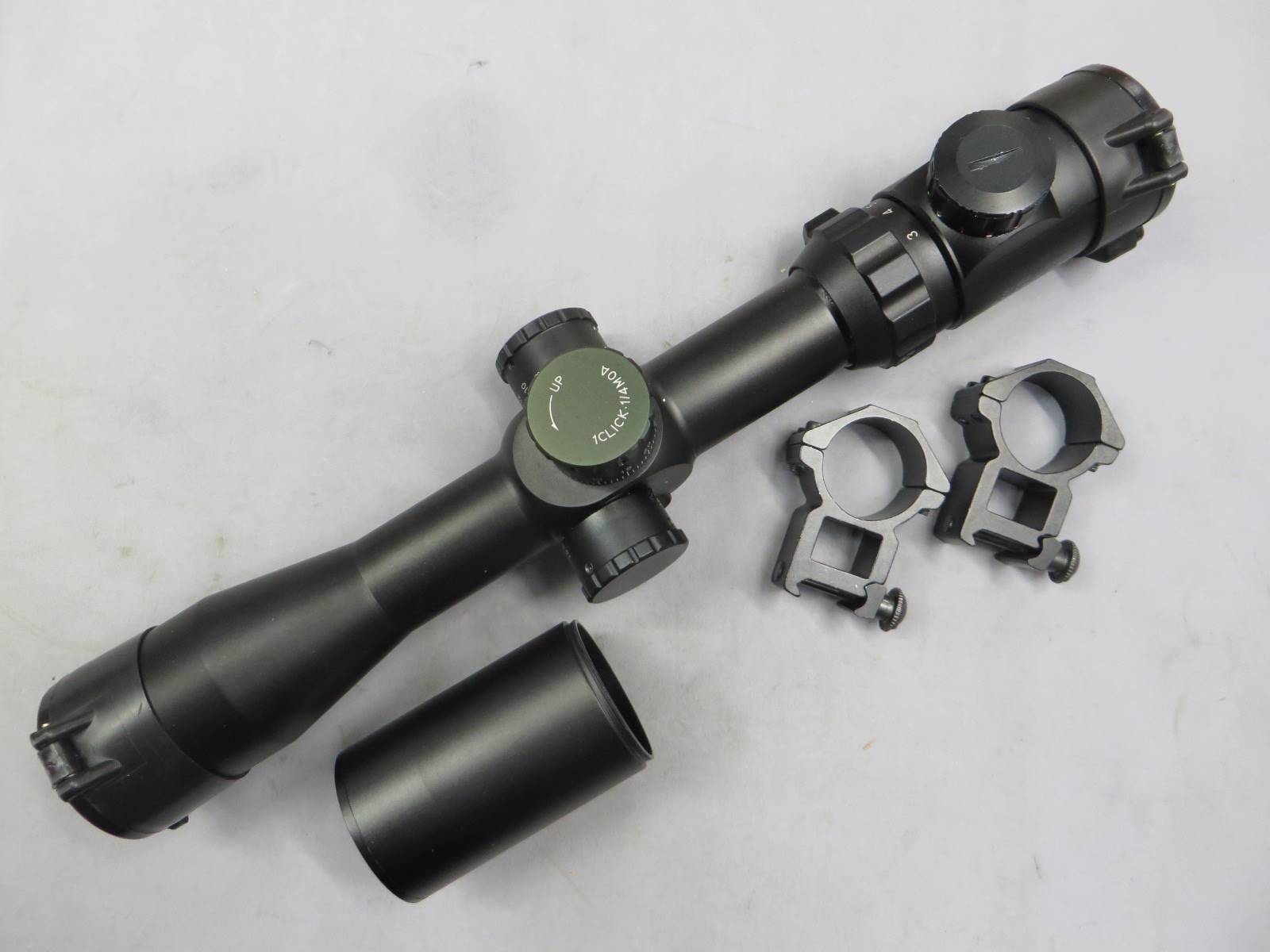 【HYUGA】SFB3-12×40 R&G ライフルスコープ・バトラーキャップ