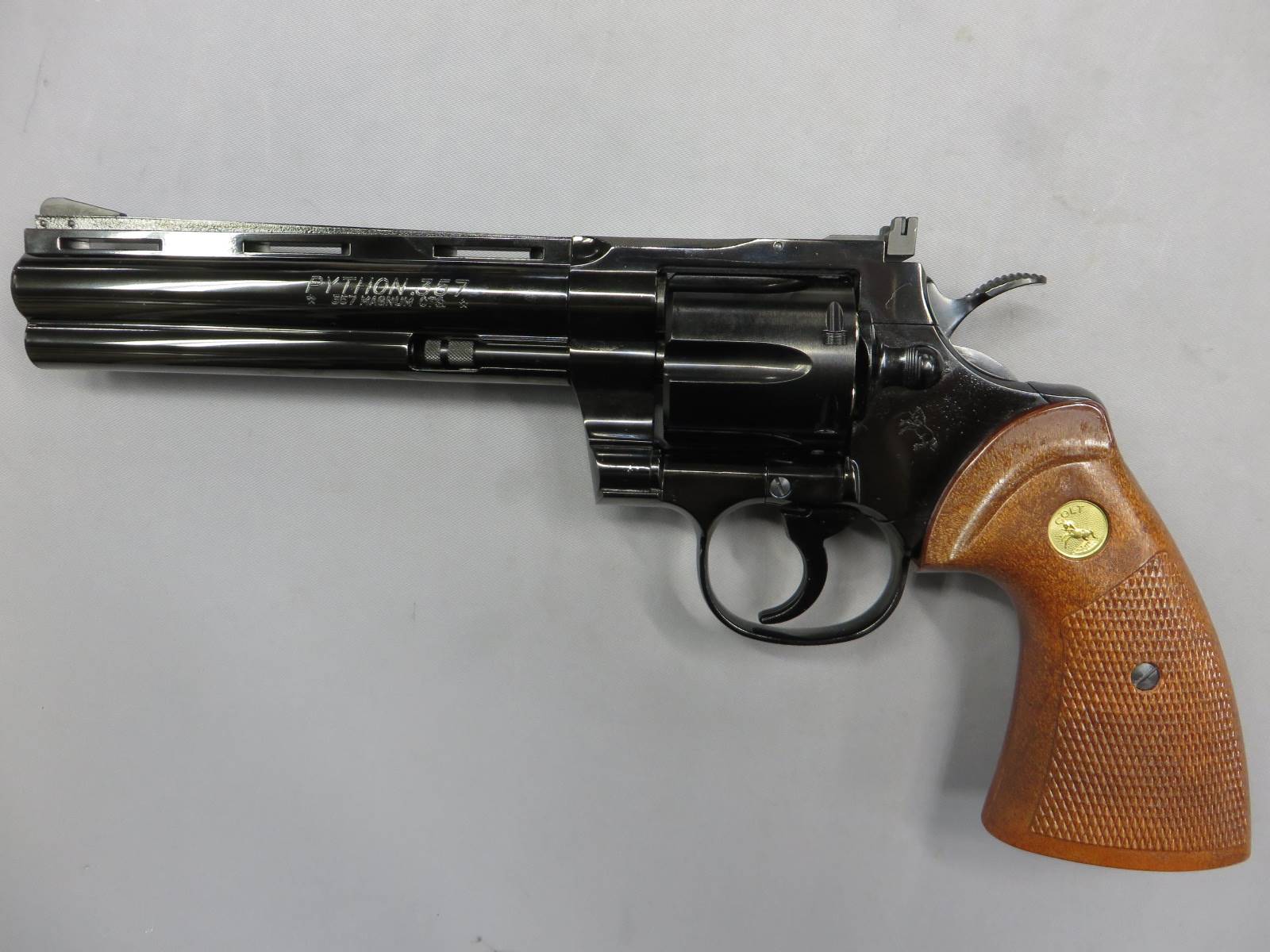 【タナカ】コルトパイソン.357mag 6in R-Model スチールフィニッシュ