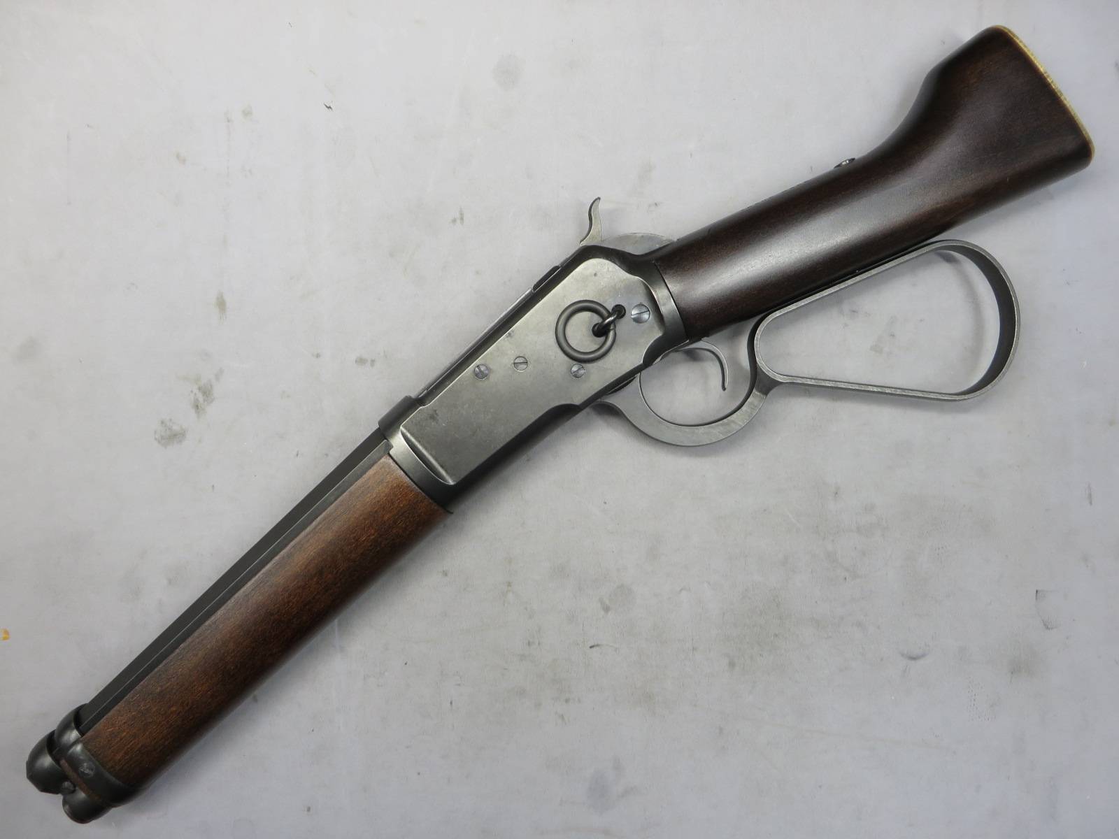 【マルシン】ウィンチェスターM1892ランダルカスタム 高級ブナストック ダーク2ブラウン