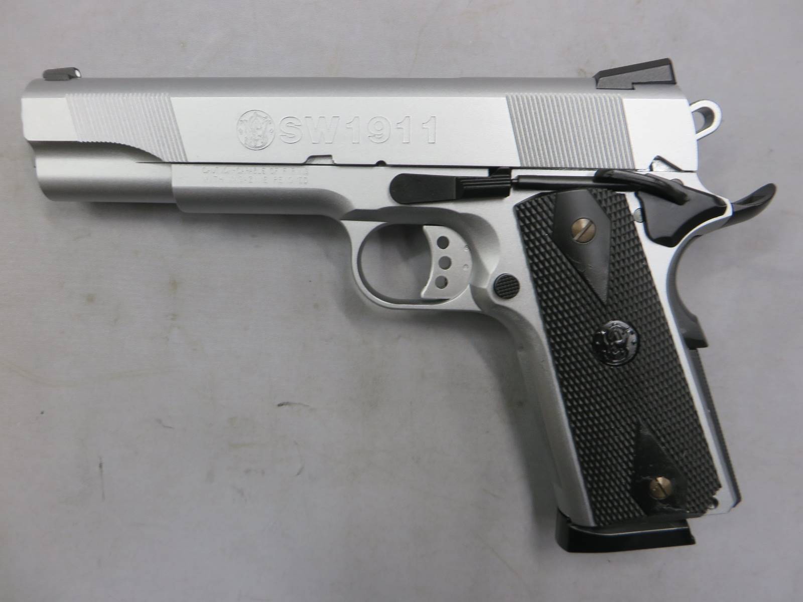 【ウエスタンアームズ】S&W SW1911 シルバー
