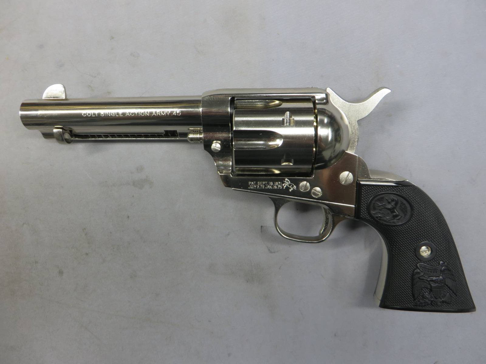 【タナカ】コルトSAA.45 2nd Gen 4 3/4 シビリアン  ニッケルフィニッシュ ペガサス2
