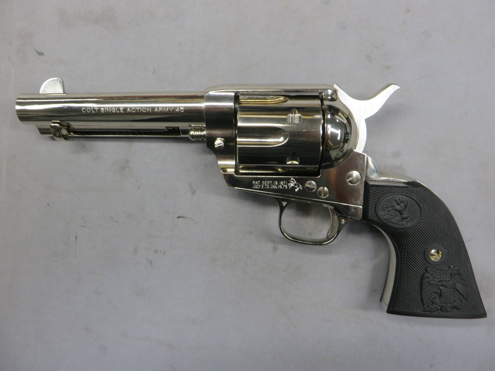 【タナカ】コルトSAA.45 DC シビリアン　ニッケルフィニッシュ