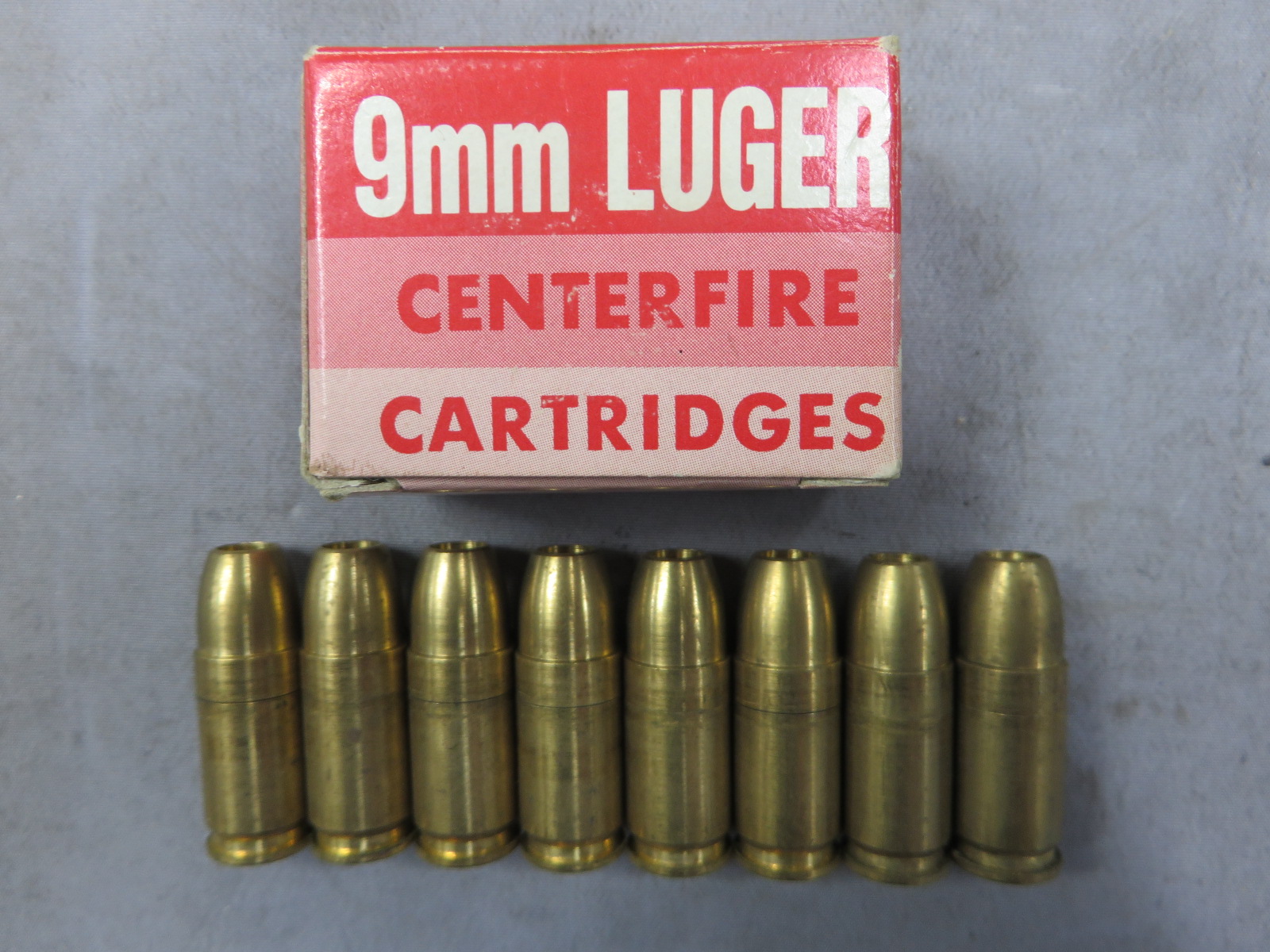【KSC】9mm LUGER センターファイア 発火カートリッジ（7ｍｍ火薬）8発