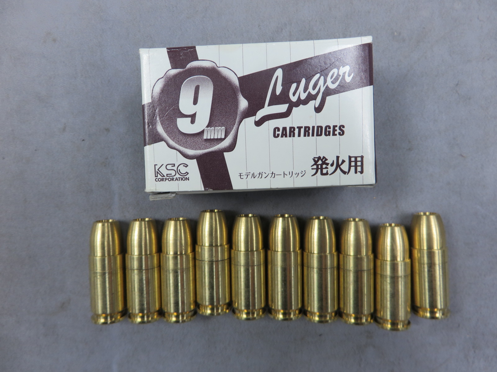【KSC】9mm LUGER 発火カートリッジ（7ｍｍ火薬）