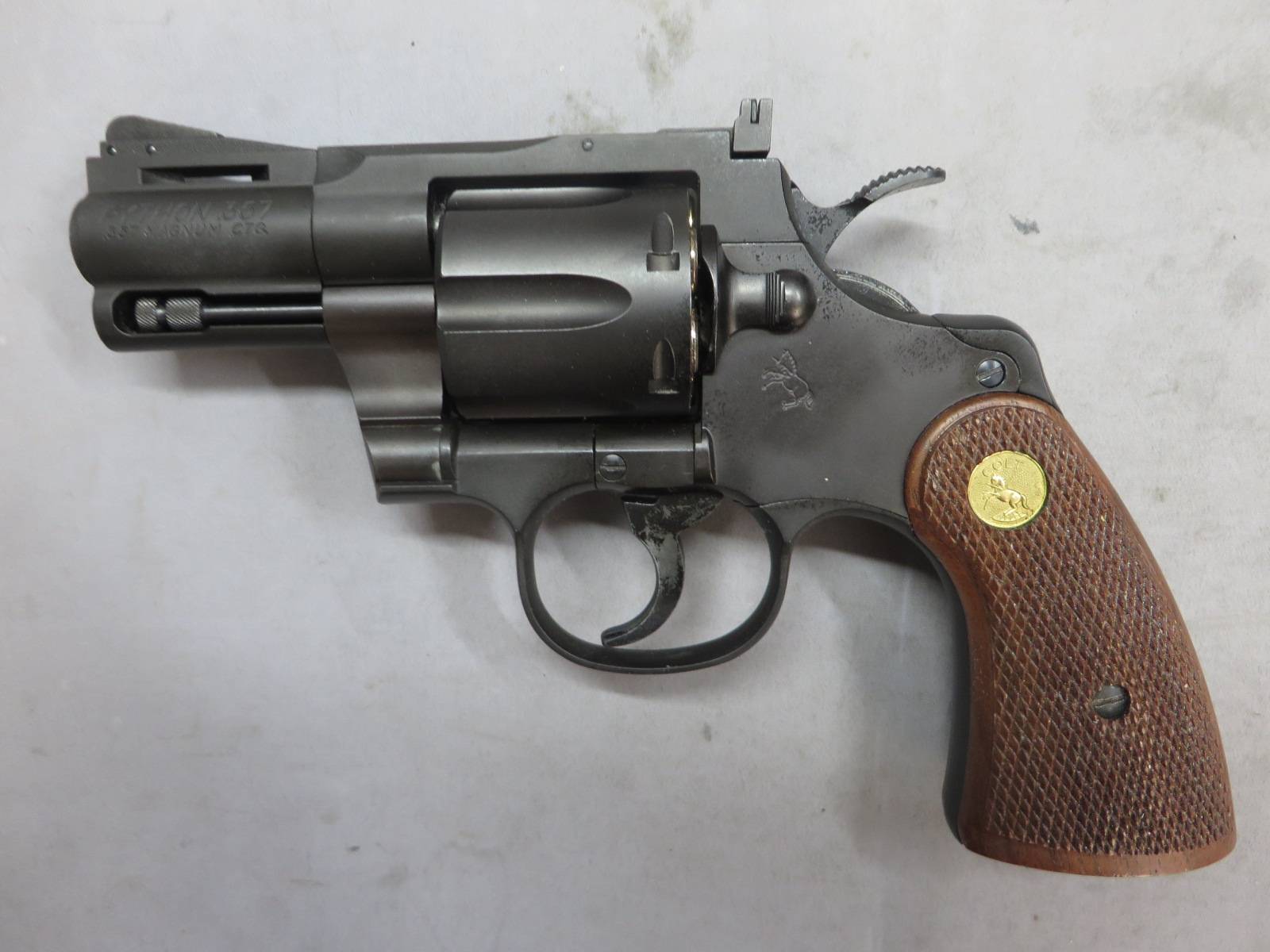 【タナカ】コルトパイソン.357mag 2.5in R-Model HW・木製グリップ