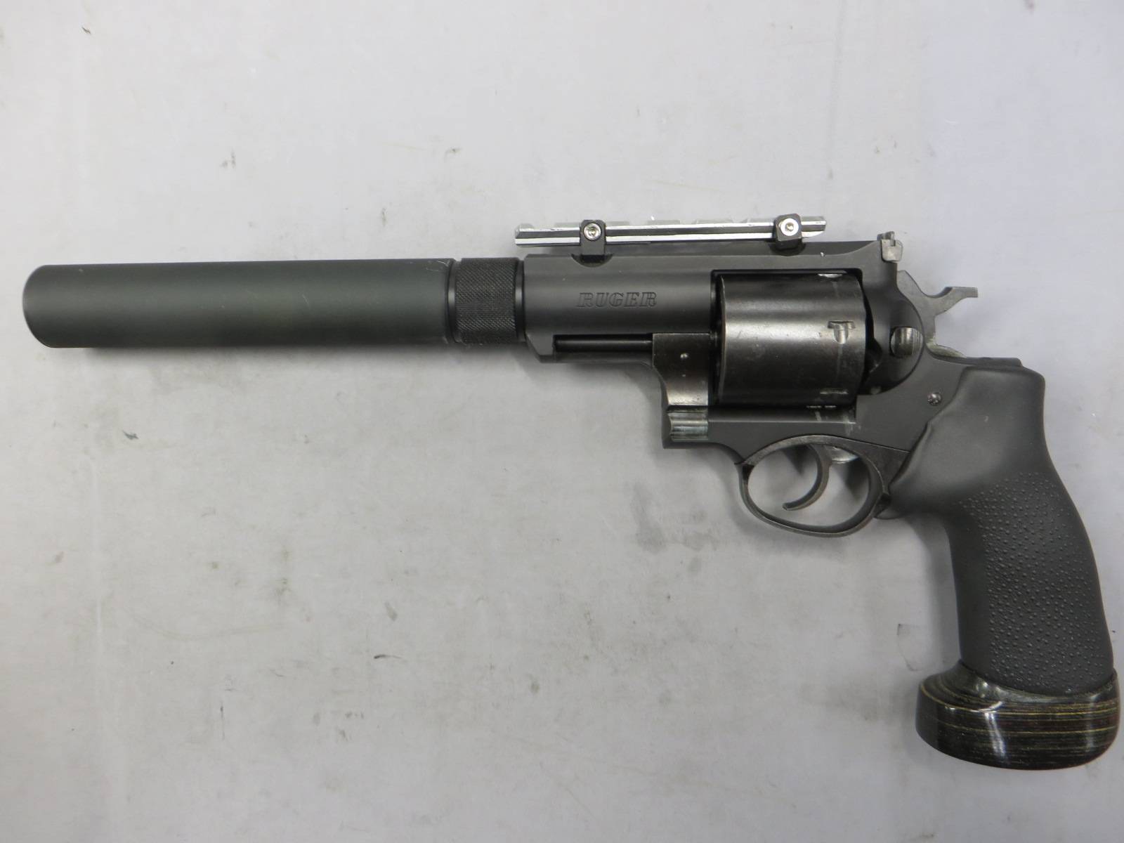 【タナカ】ルガー スーパーレッドホーク 454カスール サイレンサー他 カスタム