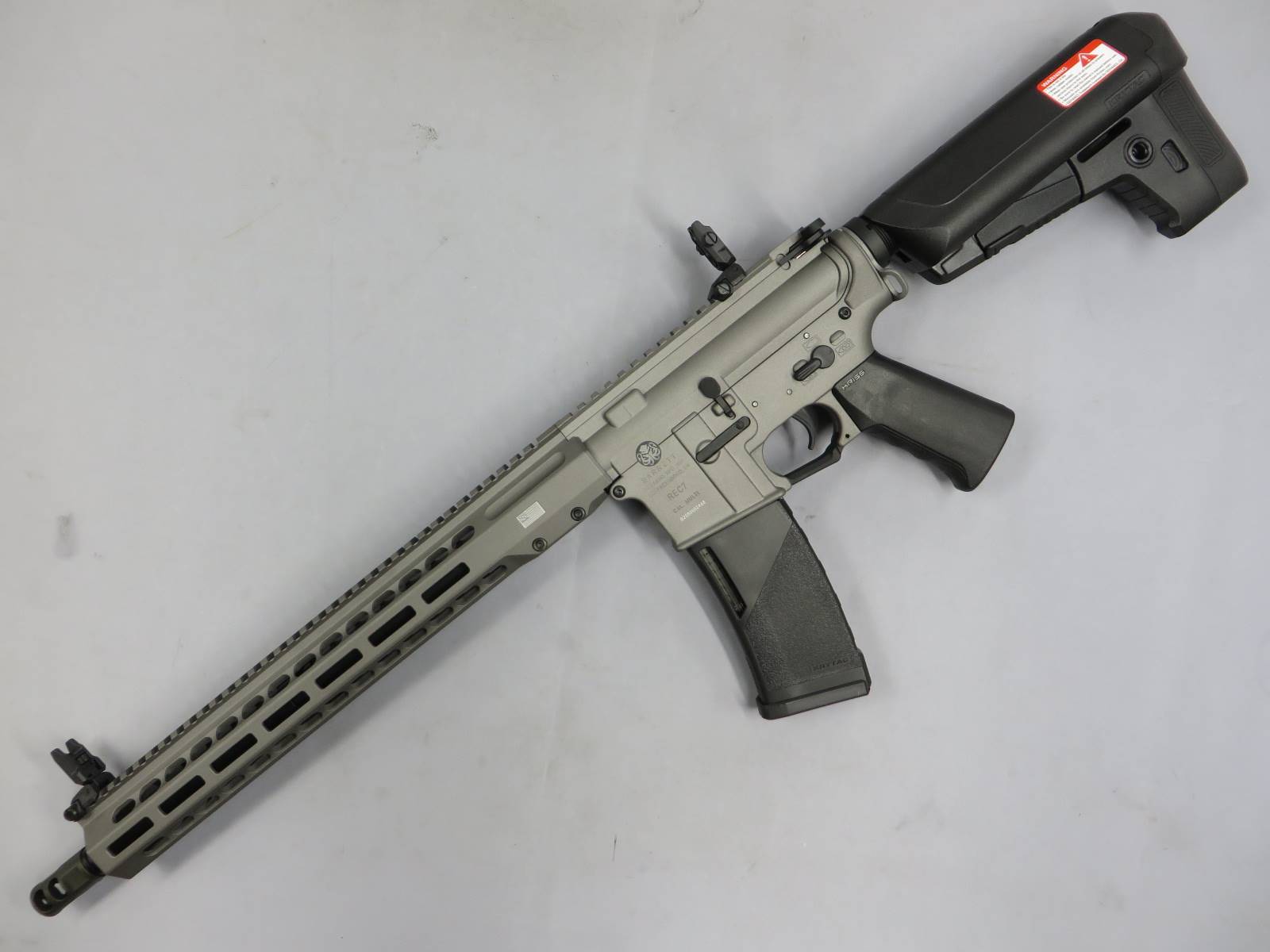 【KRYTAC】 EMG BARRETT REC7 DI CARBINE TUNGSTEN (KTAEG-BREC7C-TGN) 電動ガン