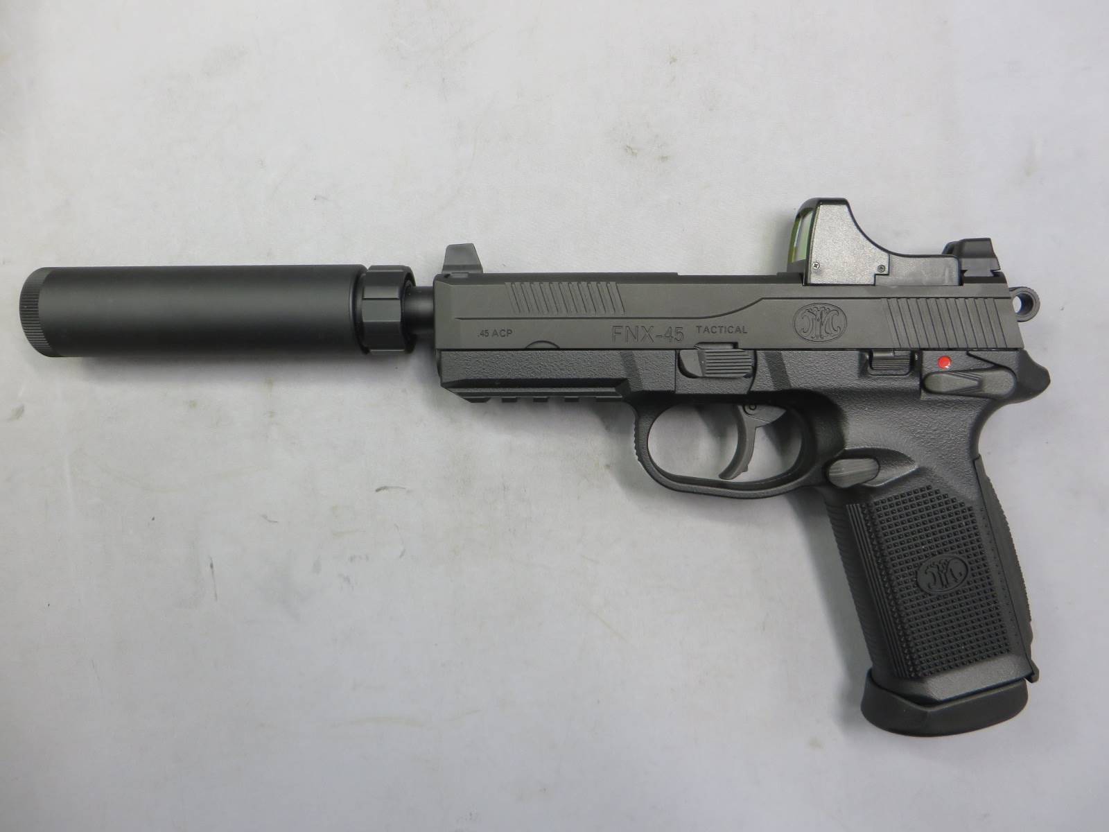 【東京マルイ】FNX-45 タクティカル ブラック・マイクロプロサイト・タクティカルサイレンサー