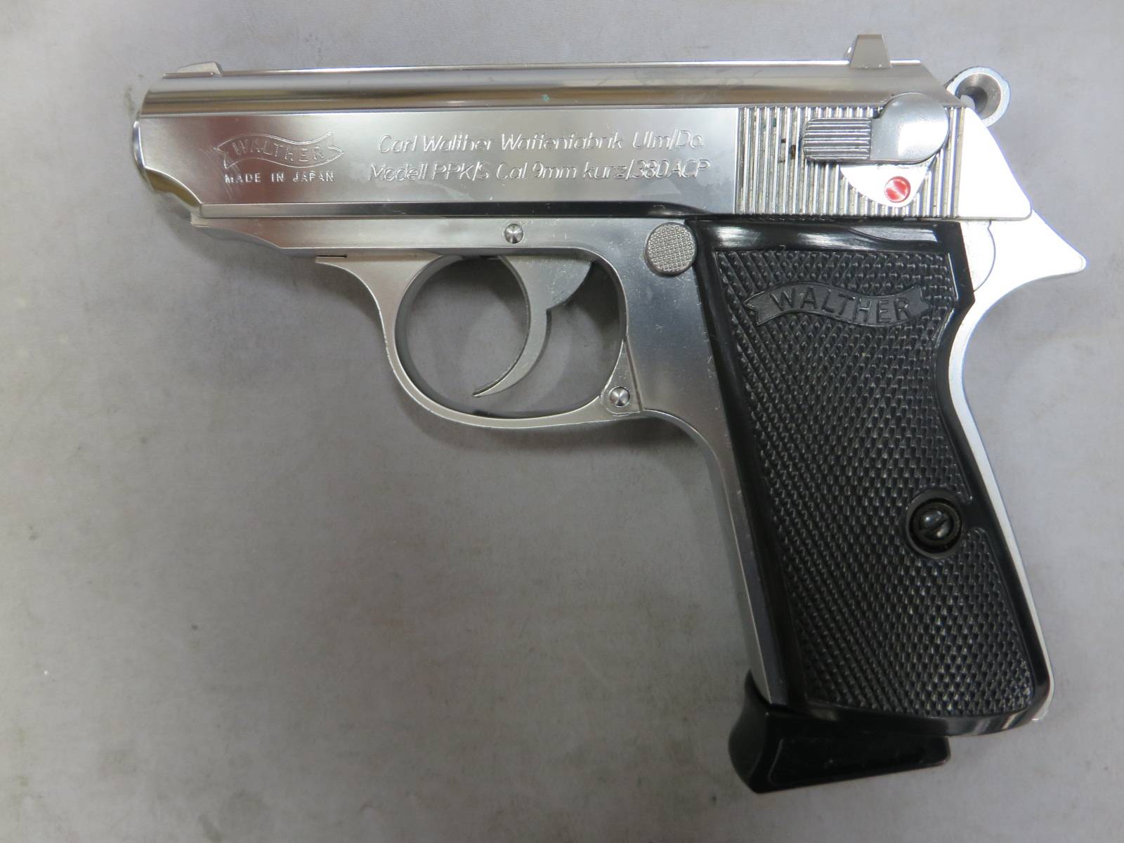 【マルゼン】ワルサー ニューPPK/S ステンレスモデル