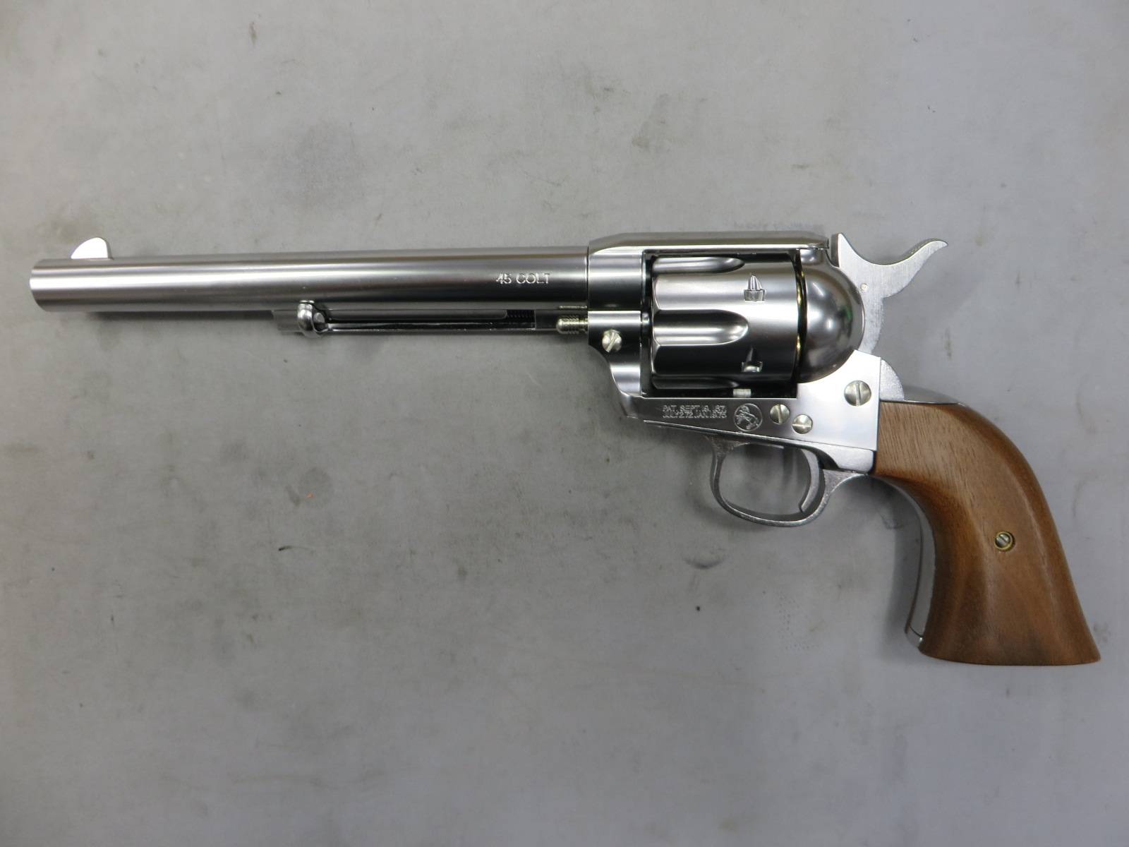 【マルシン】コルトSAA.45 キャバルリー シルバー ABS 木製グリップ仕様 Xカートリッジ