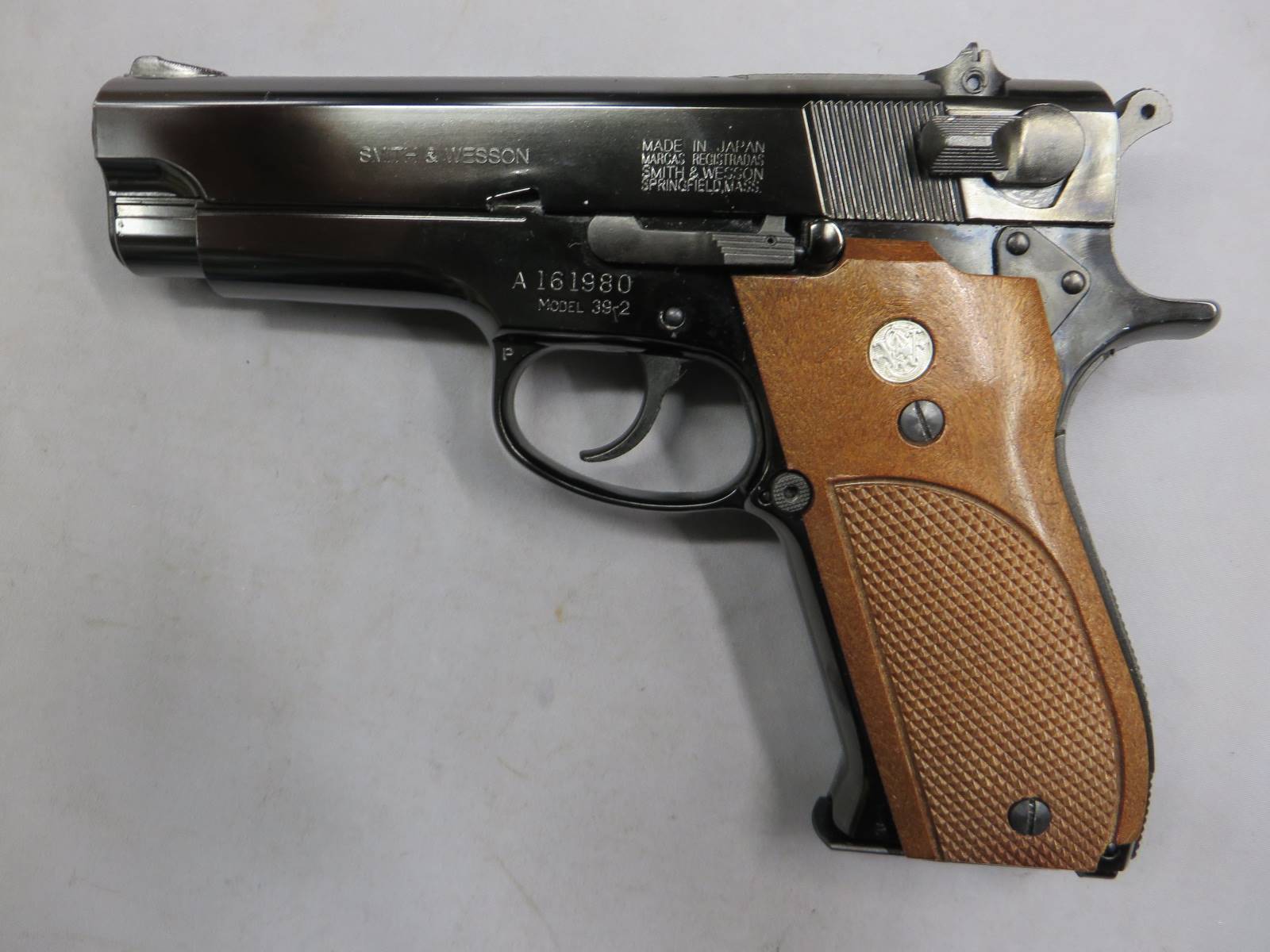 【マルシン】S&W M439 ABS 2層ブラックメッキ PFCブローバック　モデルガン